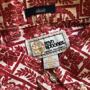 Reyn Spooner Mens 2XL Classic fit button up Aloha Shirt